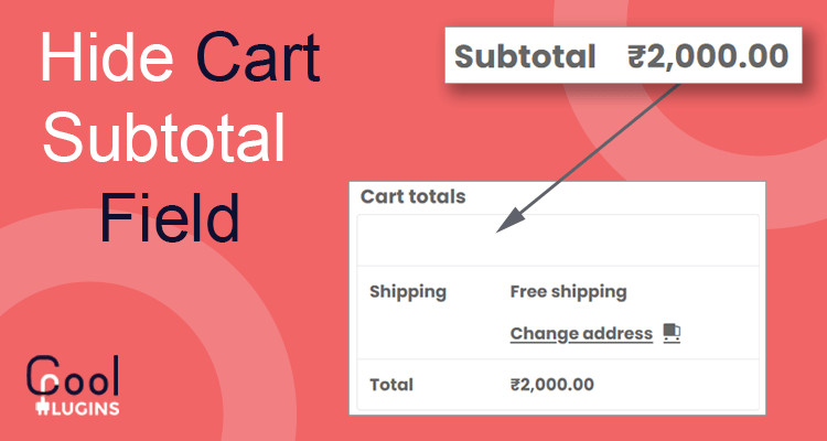 Hide Cart Subtotal Field