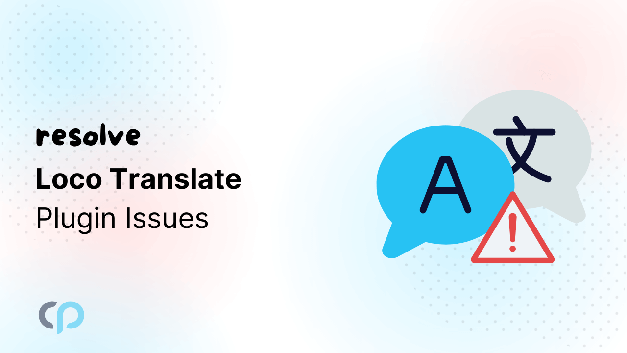 Loco Translate Plugin Issues